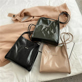 Soft Leather Shoulder Bag Large Capacity Crossbody Bag for Women