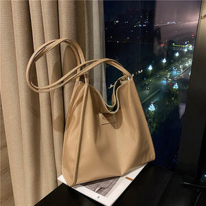 Soft Leather Shoulder Bag Large Capacity Crossbody Bag for Women