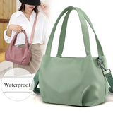 Nylon Waterproof Bucket Crossbody Bag for Women