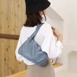 Nylon Waterproof Bucket Crossbody Bag for Women