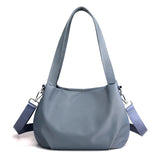 Nylon Bucket Crossbody Bag Waterproof Shoulder Purse Casual Small Handbag