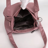Nylon Bucket Crossbody Bag Waterproof Shoulder Purse Casual Small Handbag