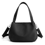 Nylon Bucket Crossbody Bag Waterproof Shoulder Purse Casual Small Handbag