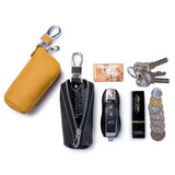 Soft Leather Key Bag Wallet Multifunctional Zipper Change Bag