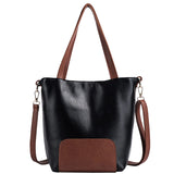 Bucket Leather Women's Bag Shoulder Bag Large Capacity Crossbody Bag