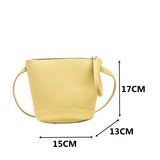 Bucket Shoulder Bags for Women High Leather Crossbody Bag Classic Handbags