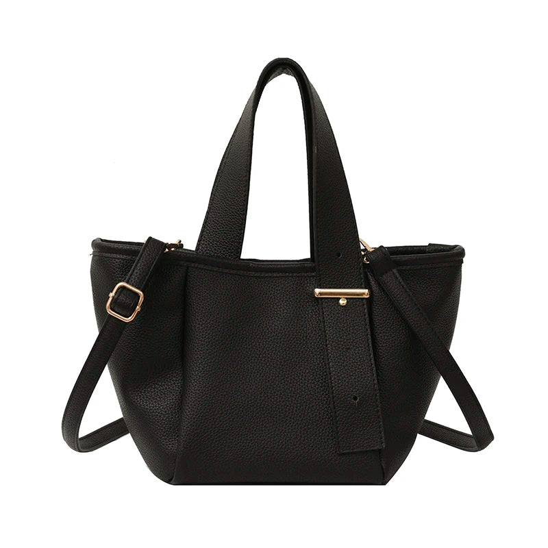 Soft Leather Bucket Shoulder Bag Crossbody Totes Messenger Bag