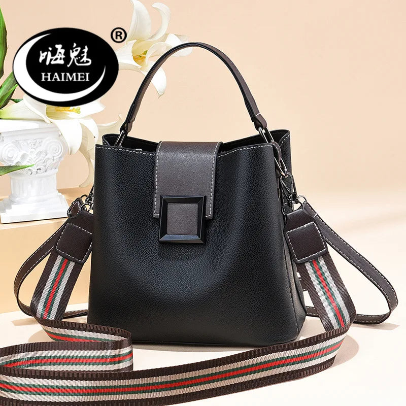 Printed Shoulder Bag for Women Spring Autumn Winter