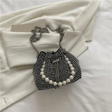 Diamond Bucket Bag Women's Large Capacity Single Shoulder Messenger