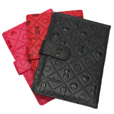 Persian Cat Passport Holder Leather Embossed Candy Ticket Holder