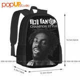 Buju Banton Backpack Large Capacity School Shoe Bag 3d Printing