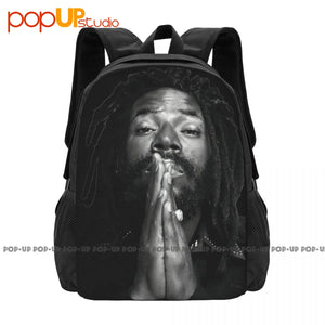 Buju Banton Reggae Tour Backpack Large School Beach Bag