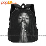 Buju Banton Reggae Tour Backpack Large School Beach Bag