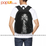 Buju Banton Reggae Tour Backpack Large School Beach Bag