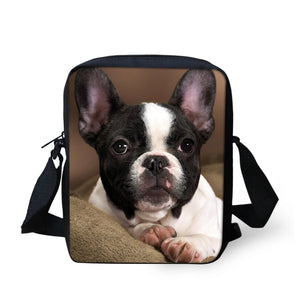 Bulldog Mini Cross-body Bag Casual Messenger Bags