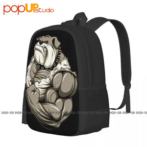 Bulldog Gym Backpack Large Capacity Travel Training Sports Style