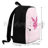 Bunny-Leopard Print Outdoor Hiking Backpack Waterproof Camping Travel