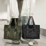 Business A4 Zipper Men Briefcase Document Bags High Capacity