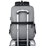 Men's Business Backpack 17'' Laptop Waterproof Travel Bag