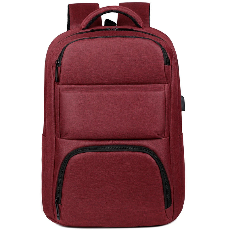 Men's Business Backpack 17'' Laptop Waterproof Travel Bag
