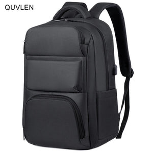 Men's Business Backpack 17'' Laptop Waterproof Travel Bag