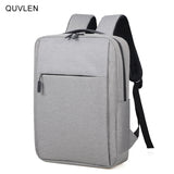 Men's Business Backpack USB Charging Rucksack Waterproof Oxford Cloth 15.6 Inch