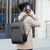 Men's Travel Backpack Waterproof Anti-theft Laptop Bag