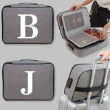 Lockable Passport Organizer Folder Handbag