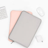 Women's Thin Light Business Laptop Liner Bag File Organize Pouch Handbag