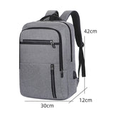 Waterproof Multifunctional Laptop Backpack USB Charging Rucksack