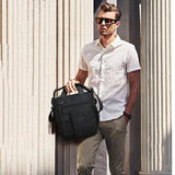 Business Men Pocket Zipper Tote Briefcase Crossbody Shoulder Laptop Bag