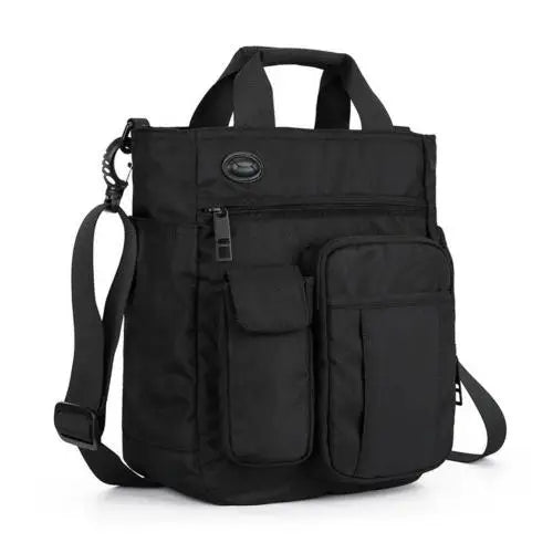 Men's Crossbody Laptop Bag with Zipper Pocket