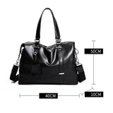 Business Men Travel Handbags High PU Leather Laptop Briefcase
