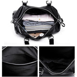 Business Men Travel Handbags High PU Leather Laptop Briefcase