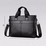 Men's Leather Laptop Briefcase Messenger Bags