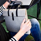 Men's Large Capacity Briefcase 14.1-Inch Laptop Bag