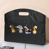 Business Office Briefcase Cartoon Printed Laptop Protection Case