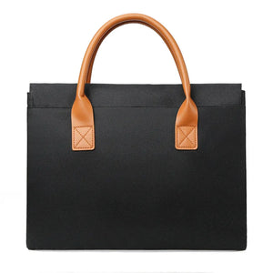 Business Document Bag Men A4 Tote Bag Briefcase Meeting Bag
