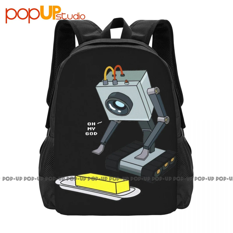 Butter Robot Cotton Game You Pass Butter Backpack Large Capacity School Softback