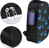 Butterflies Backpack Travel Laptop Bag USB Charging Port School Outdoor Sports