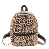 Butterflies Mini Backpack Women Girls Animal Print Double Zipper