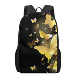 Butterfly Watercolor School Backpack for Kids