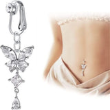 Butterfly Navel Ring Rabbit Navel Ring Heart Shape Navel Ring