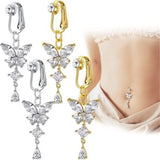 Butterfly Navel Ring Rabbit Navel Ring Heart Shape Navel Ring