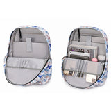 Butterfly Print Women's Nylon Backpack Animal Printing School Bags