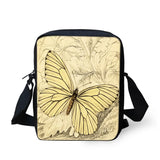 Butterfly Print Cross-body Bag for Kids Girls