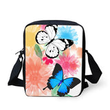 Butterfly Print Cross-body Bag for Kids Girls