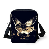 Butterfly Print Cross-body Bag for Kids Girls