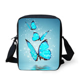 Butterfly Print Cross-body Bag for Kids Girls