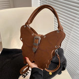 Butterfly Shape Crossbody Bag Girls Funny Handbag For Women Tote Messenger Bag P